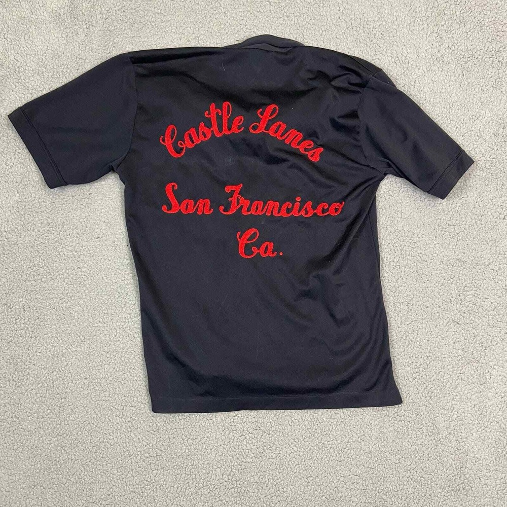 Vintage Bowling Shirt Castle Lanes San Francisco Size‎ Small